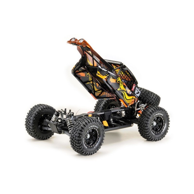 ABSIMA MAMBA 7 ROCK RACER 1:7 VERDE  6S BL RTRAB17002 - Imagen 4