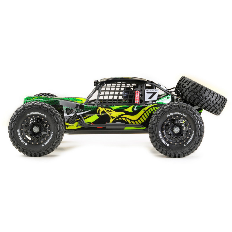 ABSIMA MAMBA 7 ROCK RACER 1:7 VERDE  6S BL RTRAB17002 - Imagen 20