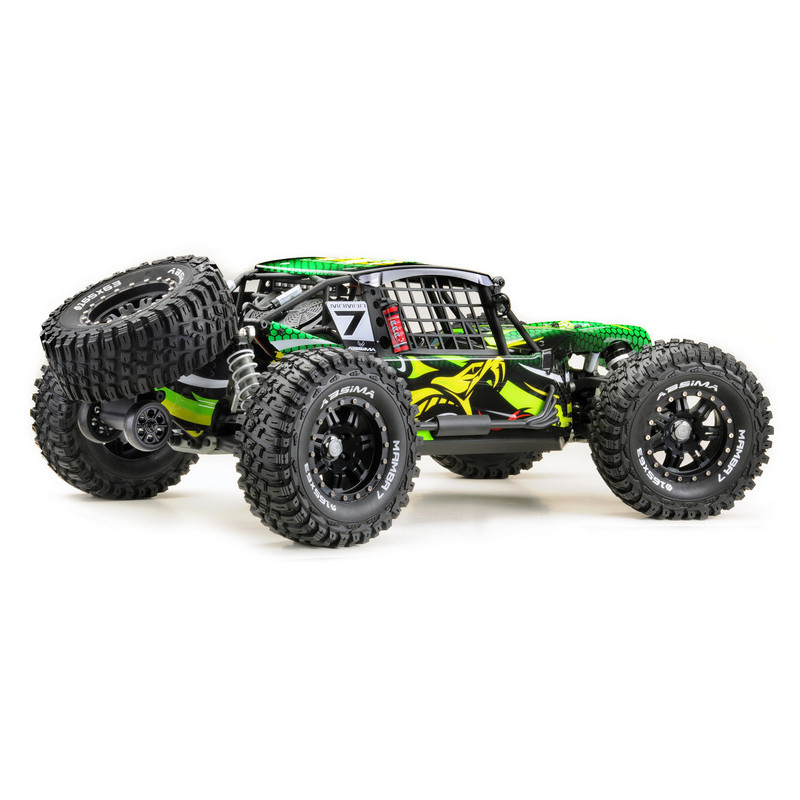 ABSIMA MAMBA 7 ROCK RACER 1:7 VERDE  6S BL RTRAB17002 - Imagen 3