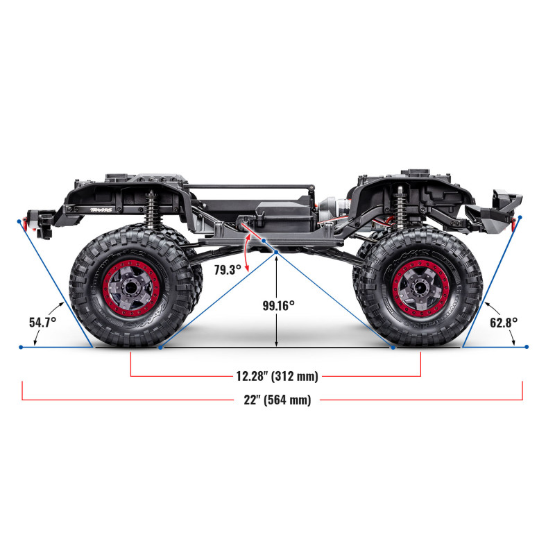 TRX84044-4RTRAXXAS TRX-4 SPORT HIGH TRAIL EDICIÓN ROJO RCPROGRANADA.COM - Imagen 3