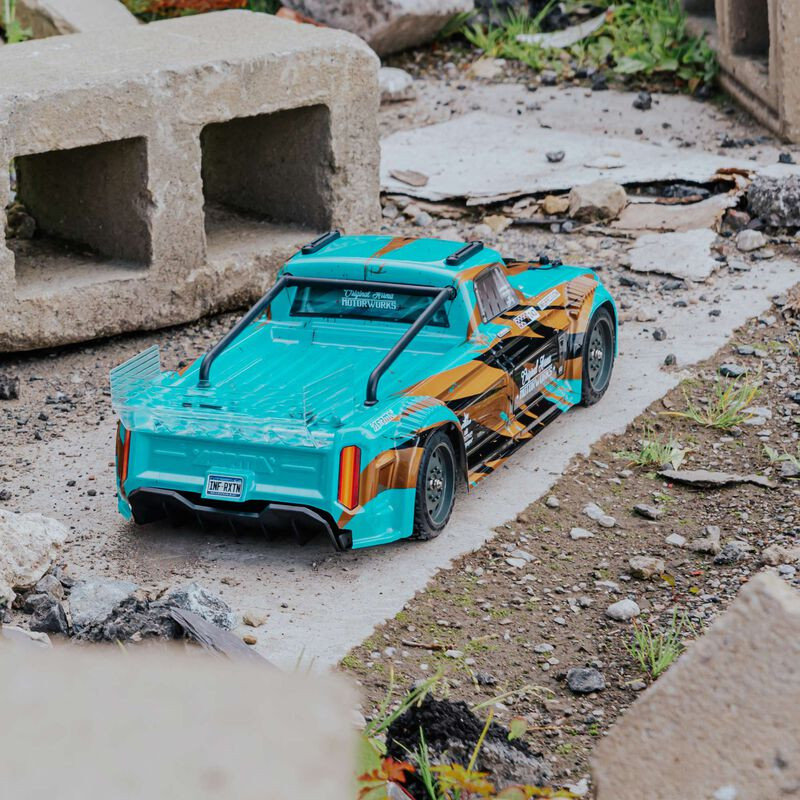 ARRMA 1/8 INFRACCIÓN 4WD MEGA Resto-Mod Camión RTR,verde azulado/bronce (BATERIA Y CARG) - Imagen 14