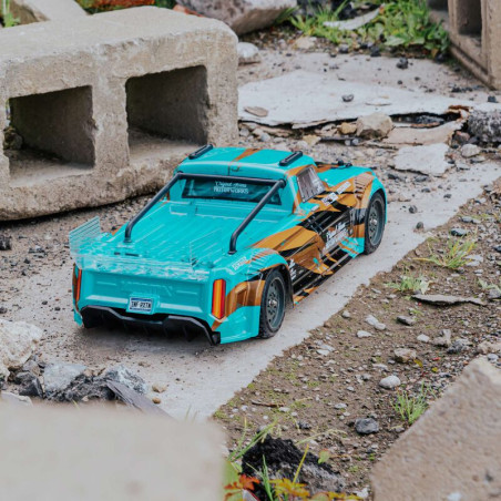 ARRMA 1/8 INFRACCIÓN 4WD MEGA Resto-Mod Camión RTR,verde azulado/bronce (BATERIA Y CARG) - Imagen 14