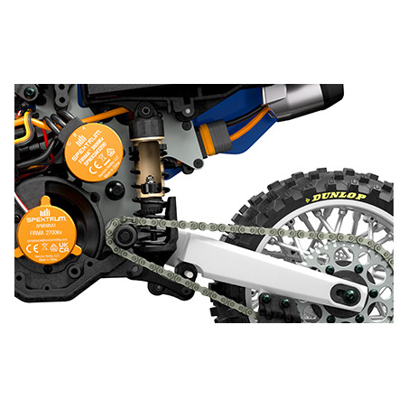 LOSI 1/4 PROMOTO-MX Moto RTR ROJO - Imagen 11