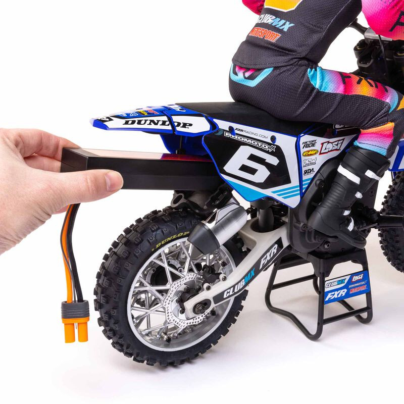 LOSI 1/4 PROMOTO-MX Moto RTR AZUL - Imagen 15