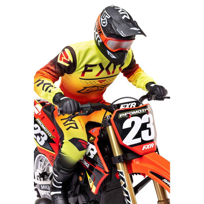 LOSI 1/4 PROMOTO-MX Moto RTR ROJO - Imagen 16