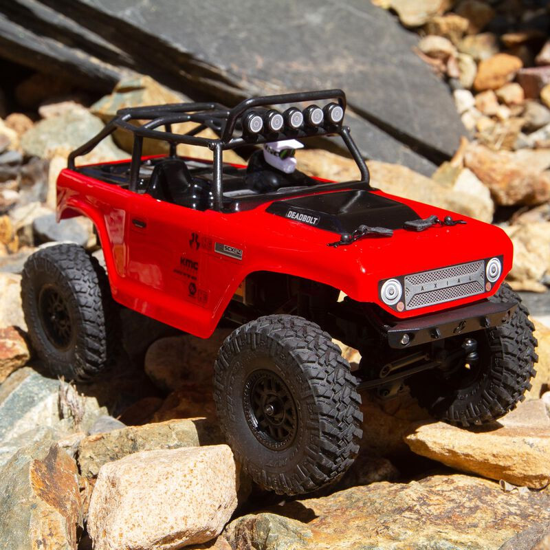 AXI90081T1AXIAL SCX24 Deadbolt 1/24th Scale Elec 4WD - RTR, Rojo - Imagen 8