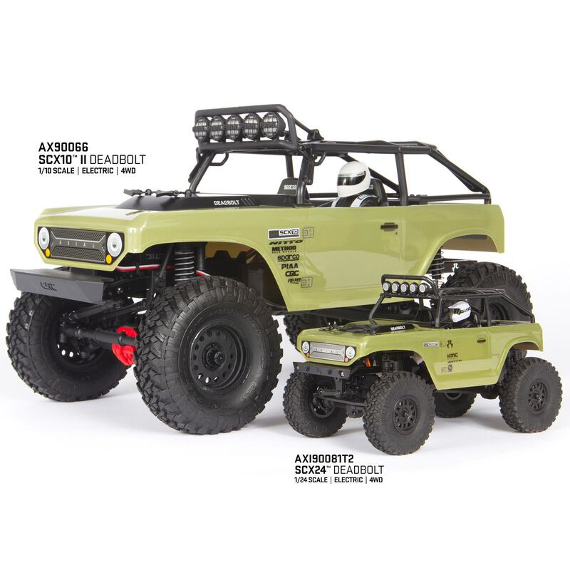 AXI90081T1AXIAL SCX24 Deadbolt 1/24th Scale Elec 4WD - RTR, Rojo - Imagen 10