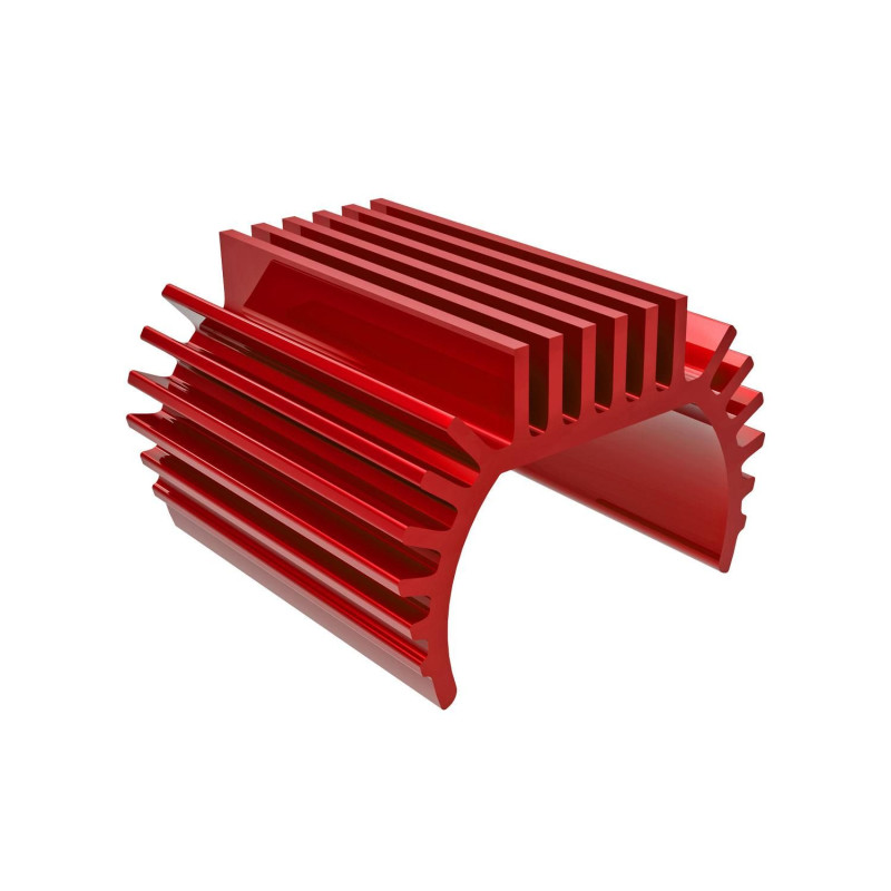TRX9793-RED  Disipador de calor, motor Titan 87T (aluminio 6061-T6, anodizado ROJO) - Imagen 1