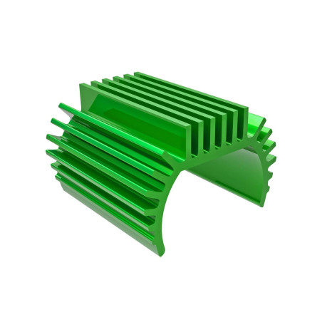 TRX9793-GREEN  Disipador de calor, motor Titan 87T (aluminio 6061-T6, anodizado VERDE) - Imagen 1