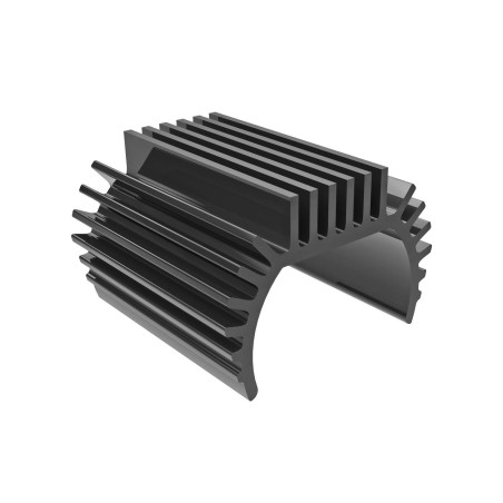 TRX9793-GRIS Disipador de calor, motor Titan 87T (aluminio 6061-T6, anodizado GRIS) - Imagen 1