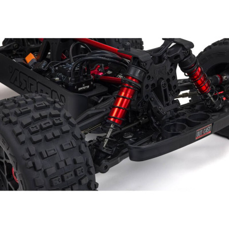 ARRMA 1/5 OUTCAST 4X4 8S BLX EXB CAMION ACROBATICO BRUSHLESS RTR, negro(INCLUYE PROTECCIONES RCPROGRANADA) - Imagen 6
