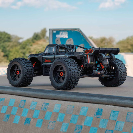 ARRMA 1/5 OUTCAST 4X4 8S BLX EXB CAMION ACROBATICO BRUSHLESS RTR, negro(INCLUYE PROTECCIONES RCPROGRANADA) - Imagen 19