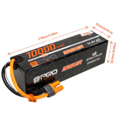 SPEKTRUM 14.8V 10000mAh 4S 120C Inteligente G2 Pro Basher LiPo: IC5 - Imagen 2