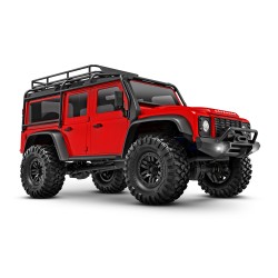 PACK TRAXXAS LAND ROVER DEFENDER 1/18 TRX-4M 4WD ELECTRICO, ROJO+REMOLQUE/ENGANCHE TRX9795+PANELES TRX9798 - Imagen 2