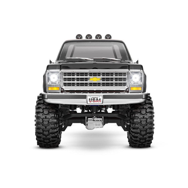 TRX-4M HIGH TRAIL CRAWLER CON CARROCERÍA DE CAMIONETA CHEVROLET K10 1979: CAMIONETA ELÉCTRICA 4WD A ESCALA 1/18, COLOR NEGRO - Imagen 11