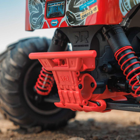 ARRMA 1/10 GORGON 2WD MEGA 550 MONSTER TRUCK ROJO RTR INCLUYE BATERIA Y CARGADOR - Imagen 17