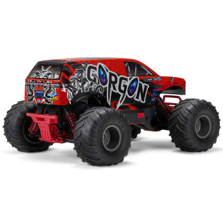 ARRMA 1/10 GORGON 2WD MEGA 550 MONSTER TRUCK ROJO RTR INCLUYE BATERIA Y CARGADOR - Imagen 2
