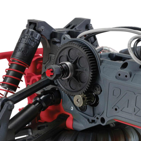 ARRMA 1/10 GORGON 2WD MEGA 550 MONSTER TRUCK ROJO RTR INCLUYE BATERIA Y CARGADOR - Imagen 25