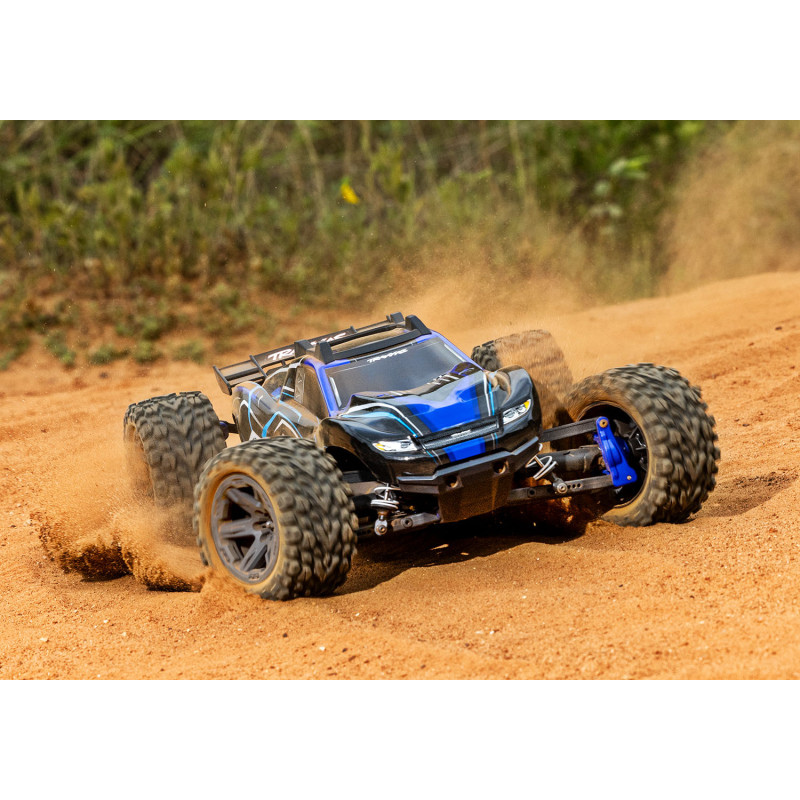 TRAXXAS RUSTLER 4X4 BL-2S BRUSHLESS: CAMIÓN ESTADIO 4WD TQ 2.4GHZ ESCALA 1/10 AZUL - Imagen 10