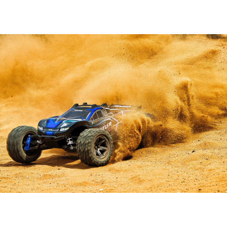 TRAXXAS RUSTLER 4X4 BL-2S BRUSHLESS: CAMIÓN ESTADIO 4WD TQ 2.4GHZ ESCALA 1/10 AZUL - Imagen 11