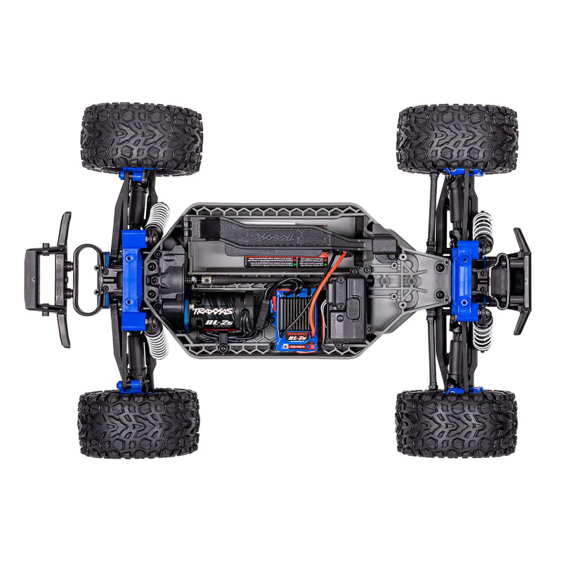 TRAXXAS RUSTLER 4X4 BL-2S BRUSHLESS CAMIÓN ESTADIO 4WD TQ 2.4GHZ ESCALA 1/10 - AZUL - Imagen 5