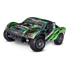 TRAXXAS SLASH 4X4 BL-2S BRUSHLESS: CAMIÓN ELÉCTRICO DE RECORRIDO CORTO 4WD ESCALA 1/10 TQ 2.4GHZ - VERDE 68154 - Imagen 1