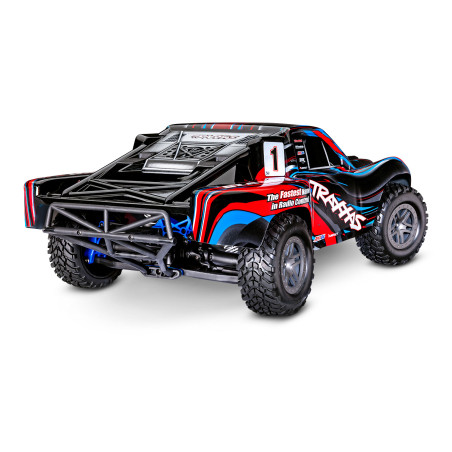 TRAXXAS SLASH 4X4 BL-2S BRUSHLESS: CAMIÓN ELÉCTRICO DE RECORRIDO CORTO 4WD ESCALA 1/10 TQ 2.4GHZ -ROJO - Imagen 3