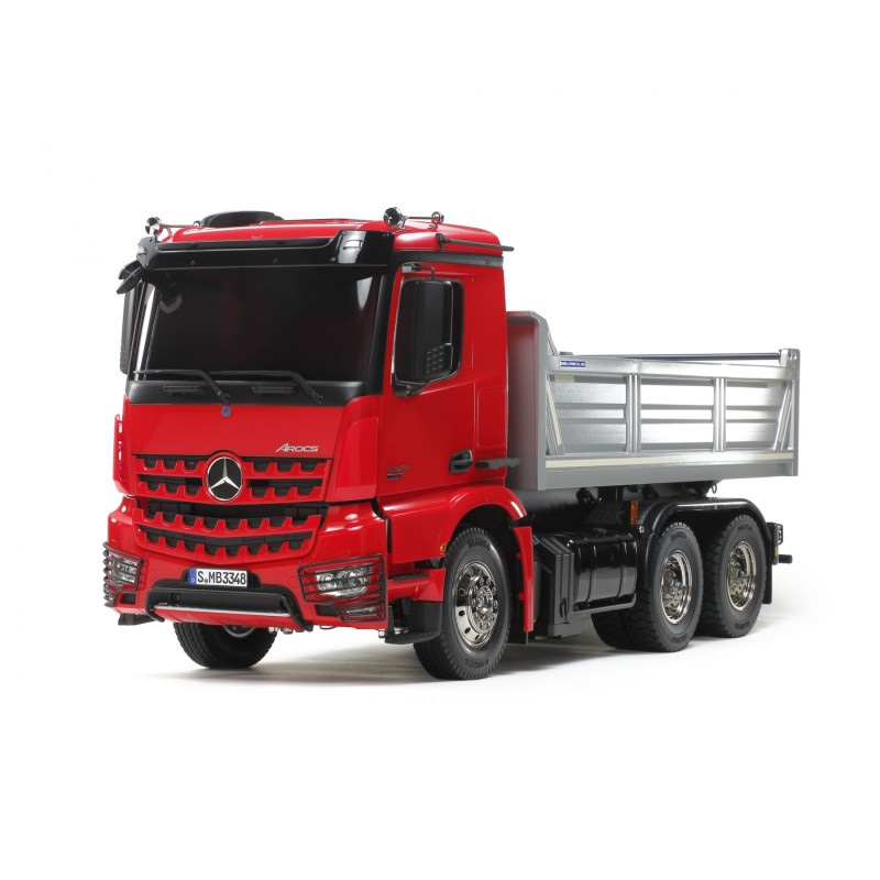 CAMION TAMIYA 1:14 RC MB AROCS 3348 VOLQUETE Rojo/Plata300056361 - Imagen 1