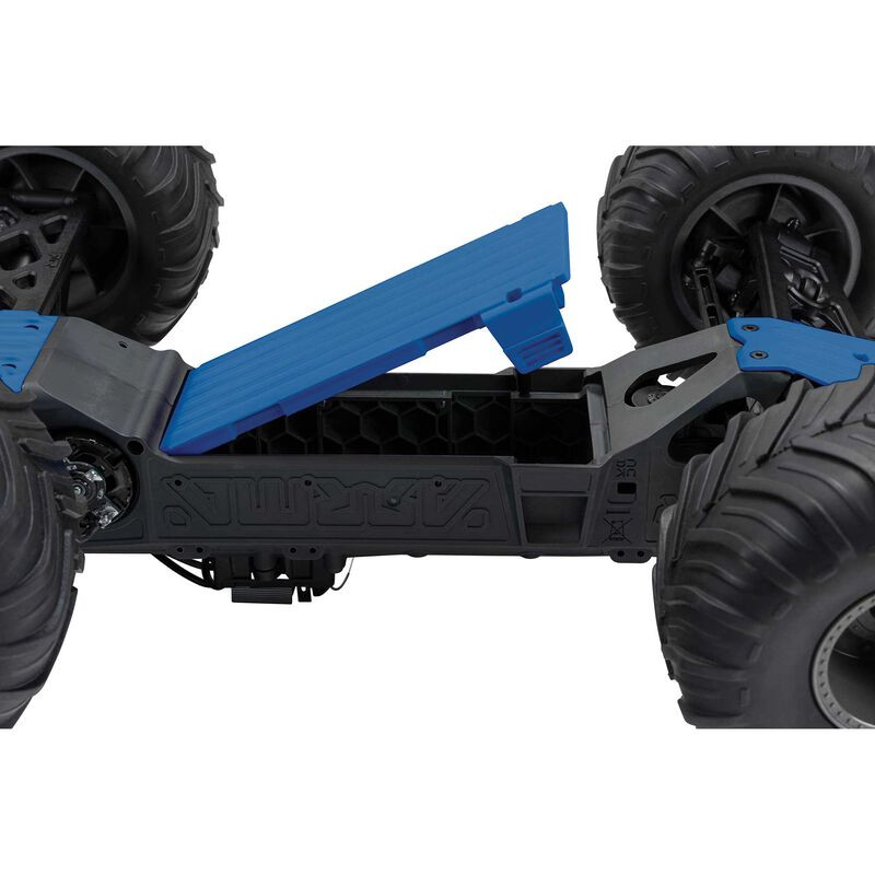 ARRMA 1/10 GORGON 4X2 MEGA 550 MONSTER TRUCK BRUSHED RTR AZUL+BATERIA Y CARGADOR - Imagen 11