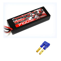 Power Tank Lipo 7,4V.-60C 7100 HardcaseCONECTOR EC3 HEMBRA - Imagen 1