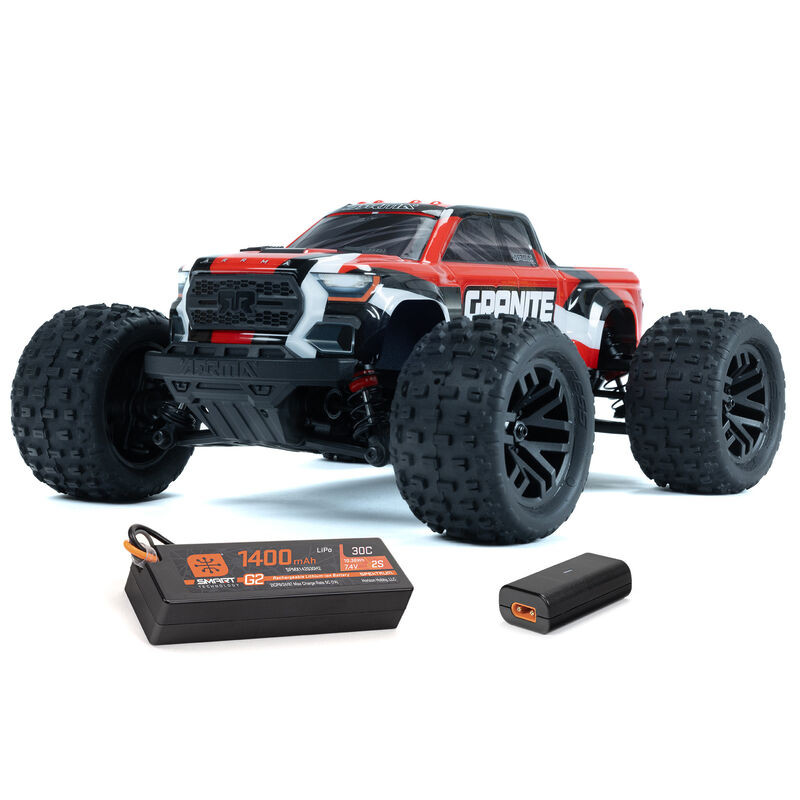 ARRMA1/18 GRANITE GROM MEGA 380 MONSTER TRUCK RTR 4X4 BRUSHED+BATERIA Y CARGADOR - Imagen 2