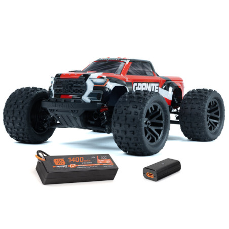 ARRMA1/18 GRANITE GROM MEGA 380 MONSTER TRUCK RTR 4X4 BRUSHED+BATERIA Y CARGADOR - Imagen 2