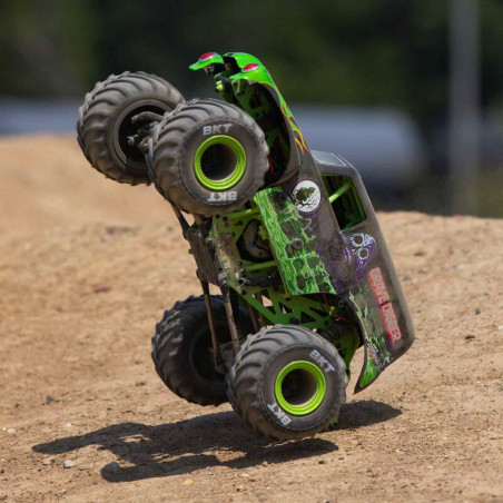 LOSI 1/18 Mini LMT 4X4 Cepillado Monster Truck RTR GRAVE DIGGER - Imagen 5