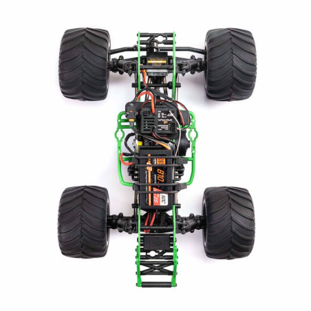LOSI 1/18 Mini LMT 4X4 Cepillado Monster Truck RTR GRAVE DIGGER - Imagen 8