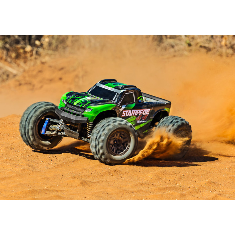 PACK TRAXXAS STAMPEDE 4X4 BL-2S BRUSHLESS+BATERIA LIPO 5800MAH 2S+CARGADOR TRX+SERVO TRX2075X - Imagen 7