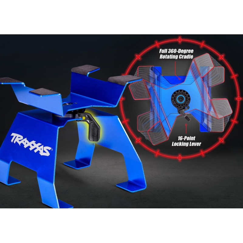 TRX8797 SOPORTE PARA COCHE/CAMIÓN RC, X-TRUCKS, AZUL - Imagen 3