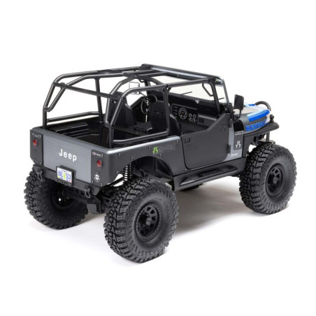 AXIAL SCX10 III JEEP CJ-7 4WD BRUSHED RTR 1/10 GRISAXI03008T2  DETRAS - Imagen 3
