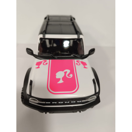 TRAXXAS BRONCO EDICION BARBIE 1/18 TRX-4M Scale and Trail Crawler Ford Bronco 4WD Electric Truck with TQ BLANCO - Imagen 6