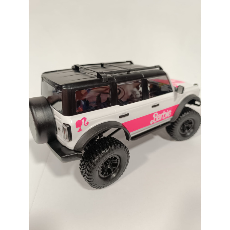TRAXXAS BRONCO EDICION BARBIE 1/18 TRX-4M Scale and Trail Crawler Ford Bronco 4WD Electric Truck with TQ BLANCO - Imagen 7