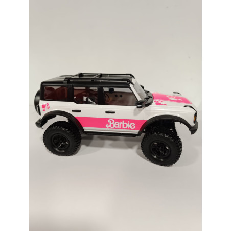 TRAXXAS BRONCO EDICION BARBIE 1/18 TRX-4M Scale and Trail Crawler Ford Bronco 4WD Electric Truck with TQ BLANCO - Imagen 3