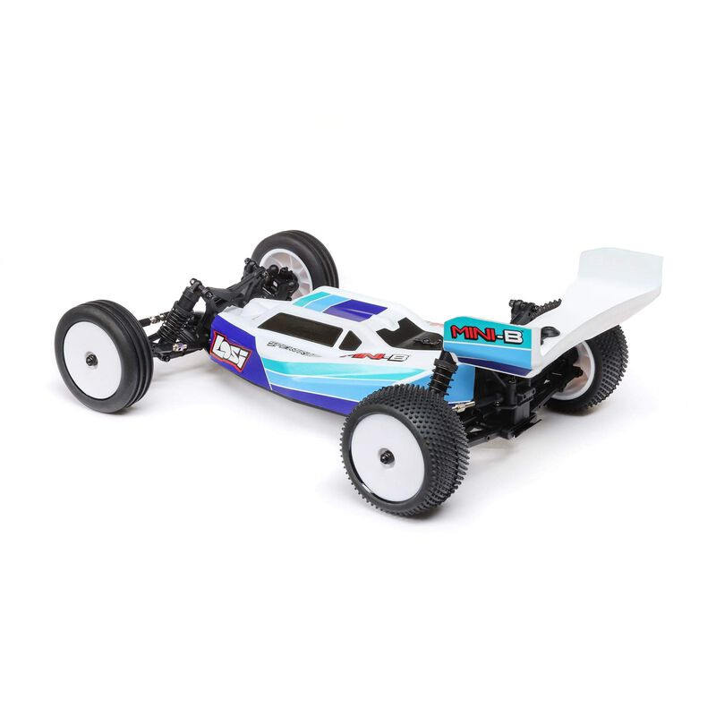 LOSI 1/16 MINI-B 2WD BUGGY RTR AZUL(INCLUYE BATERIA Y CARGADOR) - Imagen 9