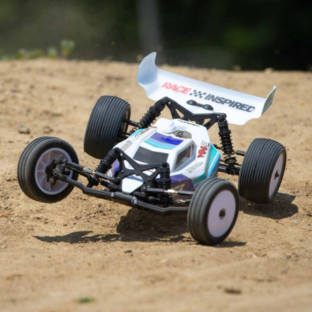 LOSI 1/16 MINI-B 2WD BUGGY RTR AZUL(INCLUYE BATERIA Y CARGADOR) - Imagen 16