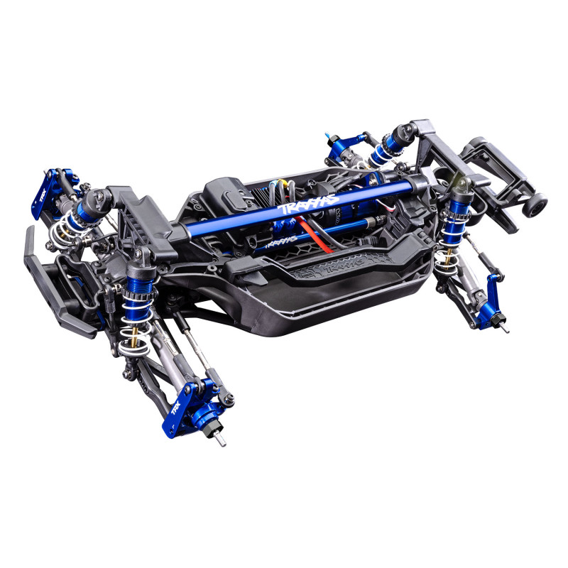 TRAXXAS RUSTLER 4X4 ULTIMATE 4X4 BRUSHLESS TSM AZUL - Imagen 11