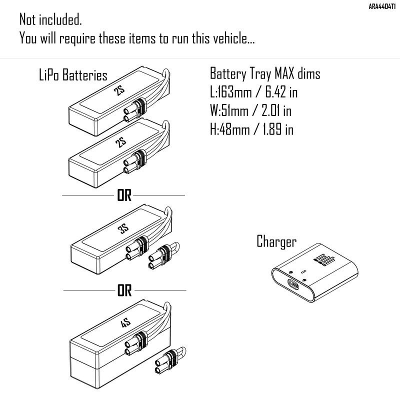 ARRMA 1/8 MOJAVE 4X4 4S BLX CAMION DEL DESIERTO RTR - Imagen 3