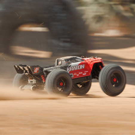 ARRMA 1/10 KRATON 4X4 4S V2 BLXSPEED MONSTER TRUCK RTR, ROJO - Imagen 11