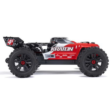 ARRMA 1/10 KRATON 4X4 4S V2 BLXSPEED MONSTER TRUCK RTR, ROJO - Imagen 4