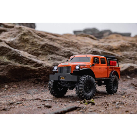 AXIAL 1/24 SCX24 Dodge Power Wagon 4WD Rock Crawler Cepillado RTR, naranja - Imagen 18