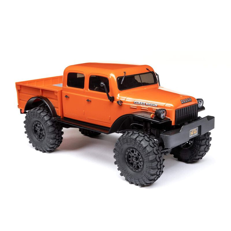 AXIAL 1/24 SCX24 Dodge Power Wagon 4WD Rock Crawler Cepillado RTR, naranja - Imagen 3