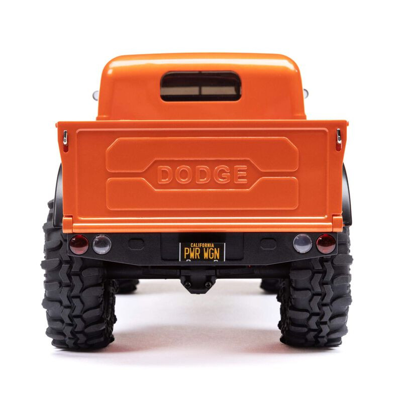 AXIAL 1/24 SCX24 Dodge Power Wagon 4WD Rock Crawler Cepillado RTR, naranja - Imagen 24