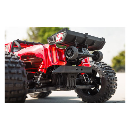 ARRMA 1/10 OUTCAST 4X4 4S V2 BLX CAMIÓN ACROBÁTICO RTR ROJO ARA4410V2T4 - Imagen 15